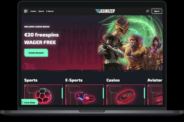 Casinozer FR Desktop